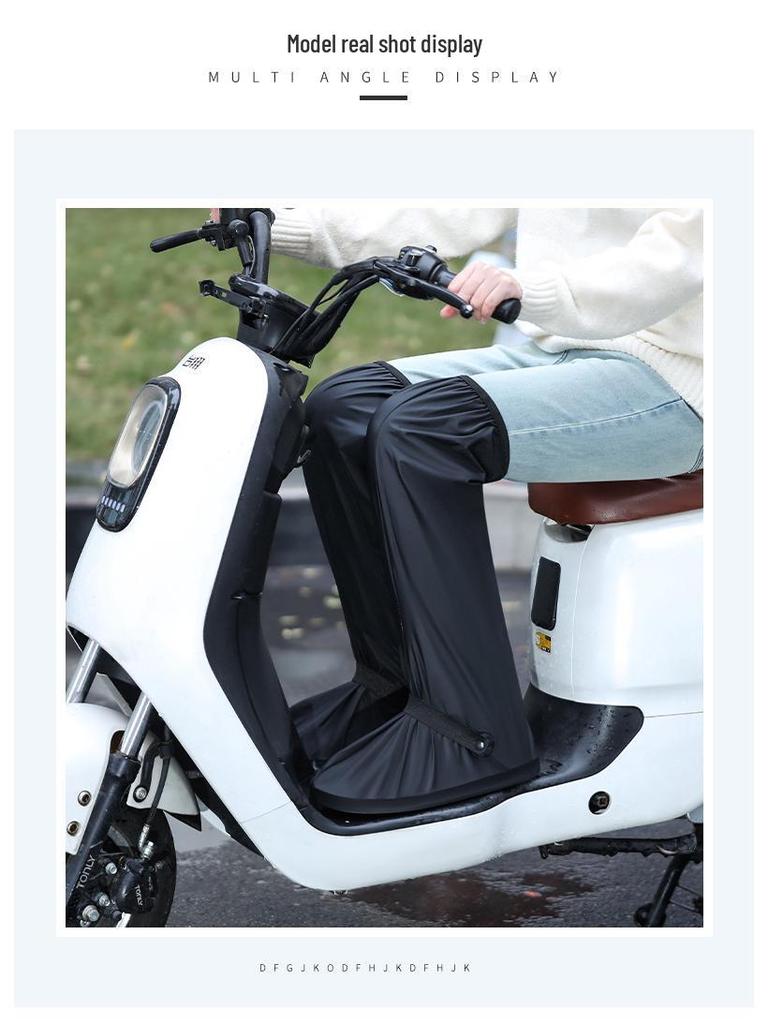 Waterproof Over-the-Knee Cycling Overshoes: Durable, Thick, Anti-Storm Rain Boots