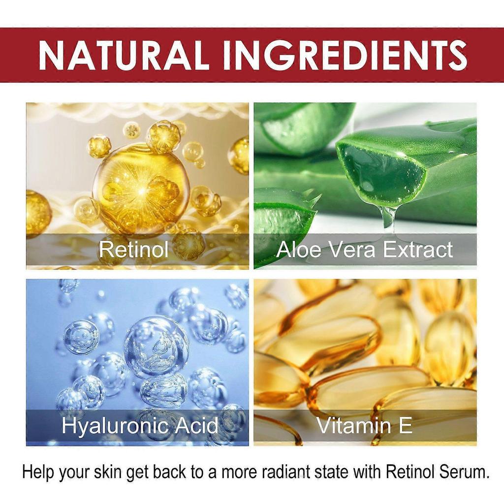 Limited time!!Hoygi Retinol Facial Serum Reduces Fine Lines, Wrinkles, And Nasolabial Folds, Moisturizes Facial Skin, Anti-Wrinkle Essence