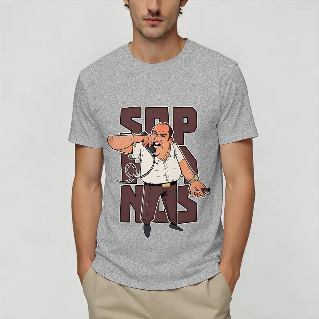 The Sopranos T Shirt Summer Cotton Tshirts For Unisexs Popular Pattern Tee Shirt Short Sleeves Vintage Clothing
