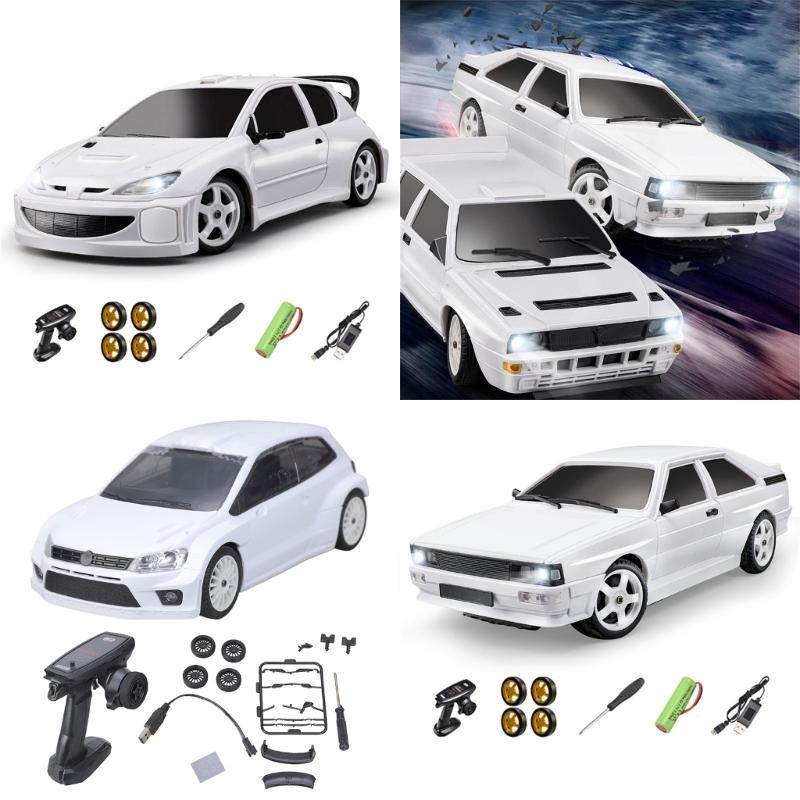 1/28 Remote Control Drift Car 4Wd High Speed Racing Toy with Led Lights for Kids and Adults