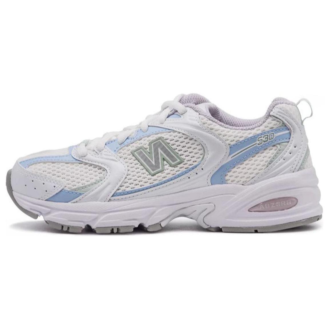 

${brand1776548331New Balance} New Balance White Light Chrome Blue MR530PC 41.5
