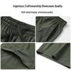 Men's Quick-Dry Nylon Stretch Capri Shorts - Breathable, Elastic Waist, Comfortable and Casual.