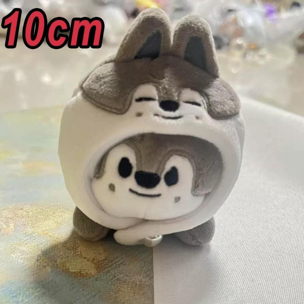 Latest SKZOO Plush Lying Down Wearing Cap Cartoon Plush Keychain Backpack Ornament Felix HyunJin Chan Jisung Woojin Fans Gifts