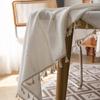 Tischdecke aus Baumwollhanf und Leinen, wasserdicht, Tischdecke, Tischschutzmantel, rechteckig, Kaffeequasten, Tischdecke für Wohnzimmer