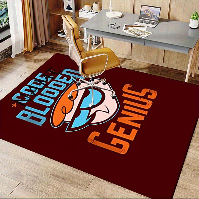 Dexter's Laboratory Ego Trip Office Carpet Soft Polyester Entrance Carpet Washable Non slip Machine
