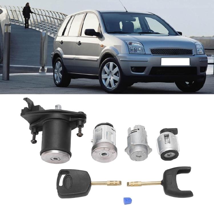 Fahrzeugtürschlosszylinder & Schlüsselsatz, 2S61A22050BG für MK5 CBK 2S61-A22050BM 1479660 1358410 1479661 Korrosionsbeständig