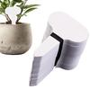 100Pcs White Garden Labels Plant Waterproof Classification Sorting Sign Tag Ticket Plastic Writing Plate Board Plug In Card