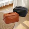 Luxury Leather Multi-Layer Travel Cosmetic & Toiletry Organizer Bag