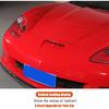 Bilventiler Kompatibla med Chevy Corvette C6 2005-2013, Huvscoop Karosskit, Motorluftutlopp Ventlist Skyddstrim Tillbehör (Netto)