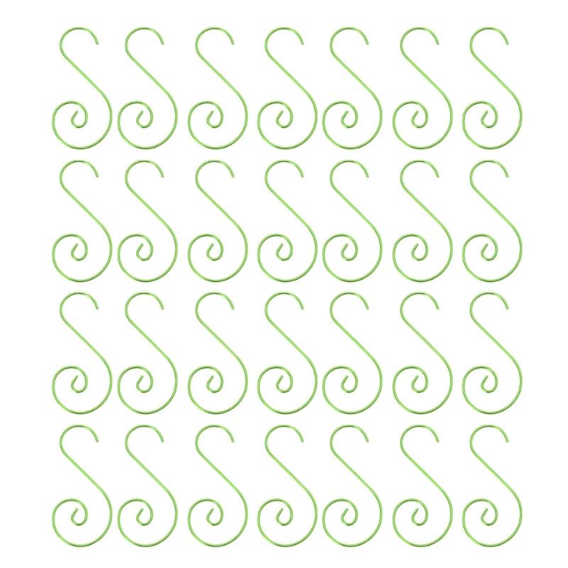 100pcs Elegant Christmas Ornament Hangers Hooks for Tree Decoration and Crafts Stylish Ornaments Hanging Solution