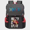 One Piece Luffy Anime Backpack: Large Capacity for Boys and Students (Elementary To High School), Korean Style