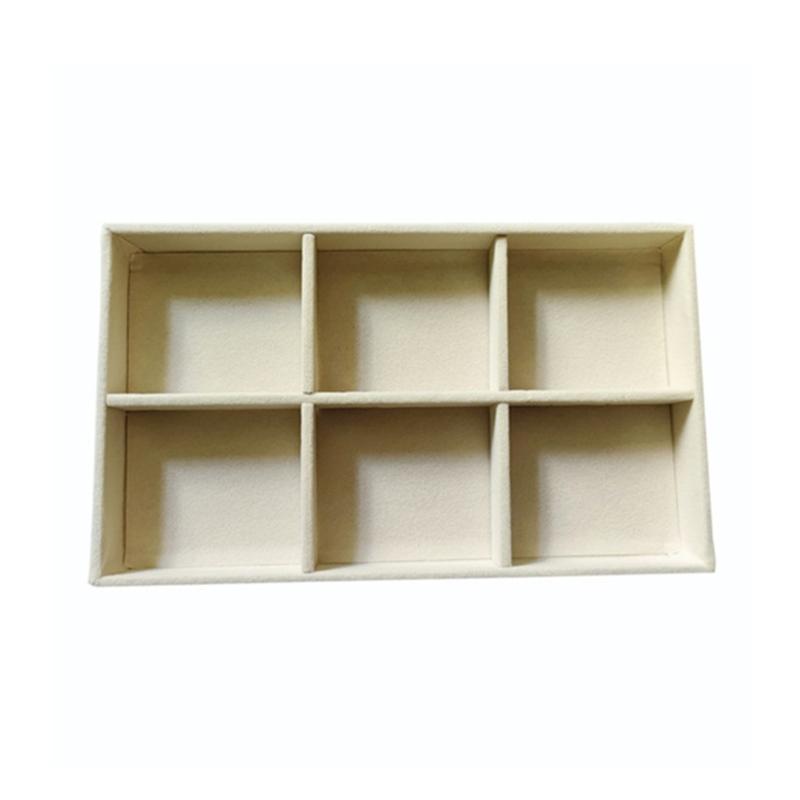 Velvets Jewelry Organiser Earrings Bracelets Necklaces Rings Display Stand Elegant Showcase Tray for Accessories