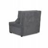 Fold-out Armchair Sleeping Function KIMO Bedding Container Family Furniture Dark Gray