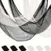 Halloween Gauze Fabric Black Chunky Gauz Fabric Haunted House Diy Decorative Gauze Horror Party Scene Props Halloween Decoration