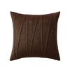 Wavy Line Velvet Pillowcase - Modern Minimalist Living Room Decor