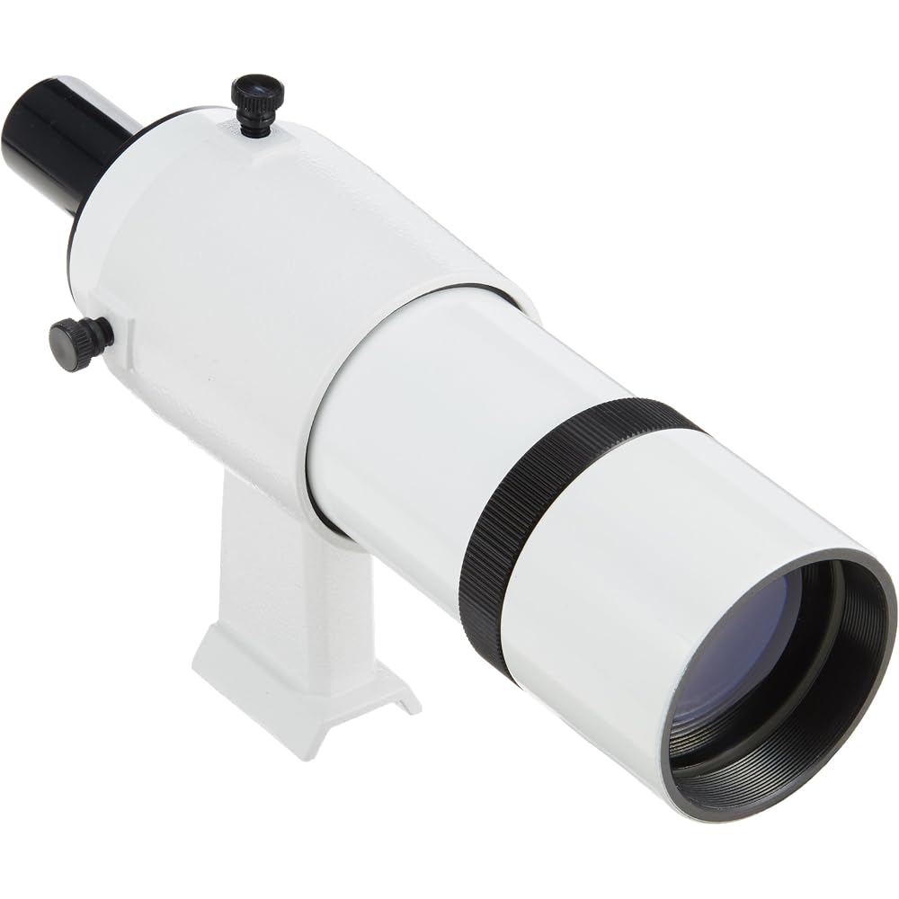 Kenko Astronomical Telescope Accessory 9x50 Finder Scope, Large, with Bracket, White, 465943