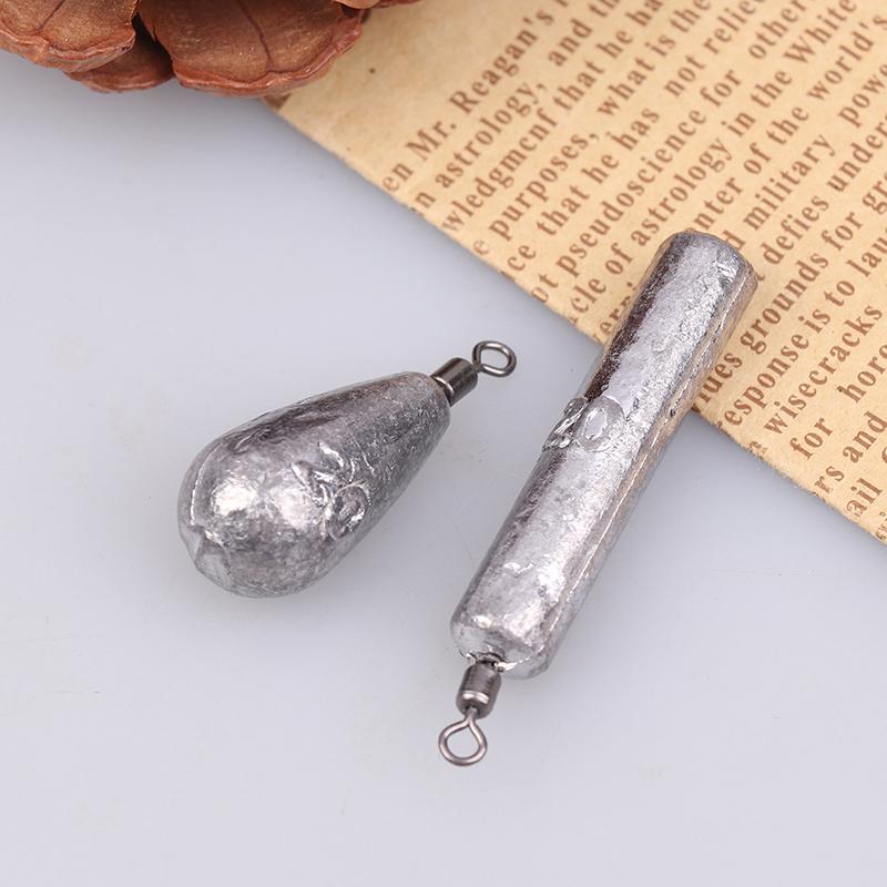 10Pcs/Lot Fishing Weight Sinkers 3.5G 5G 7G 10G 14G Soft Bait Sinker Bass Fishing Tackle Accessories Line Sinkers Hook Connector