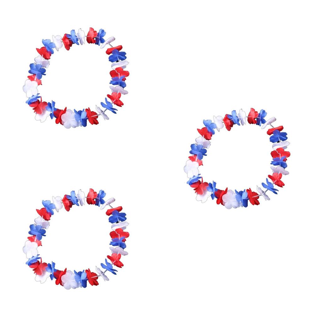 Ghirlanda Floreale Rosso Bianco Blu Vibrante Bandiera Inglese Per Celebrazioni Patriottiche