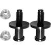 Car Tailgate Striker Bolt, 2PCS OEM# 11570162 Vehicle Tail Gate Latch Bumpers Stop with Nuts, Automotive Replacement Accessories, Compatible with