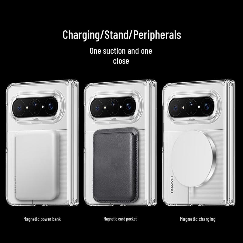 Purecolor Magnetic Hinge Anti-Fall Phone Case for Huawei Pura X Max