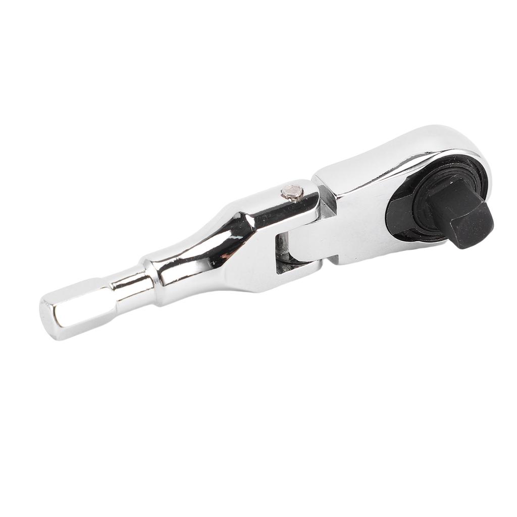 Manual Ratchet Wrench 1 4 Inch Hex Hole Bidirectional Ratchet Spanner 72 Tooth 180 Degree Rotating Head