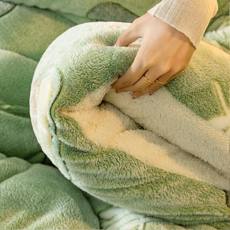 Nanjiren Winter Fiber Quilt with Lamb Velvet Feel