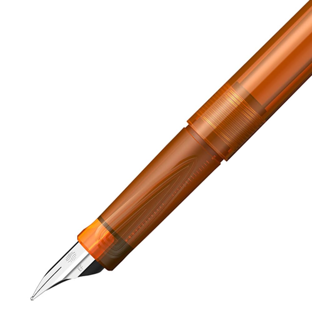 Schneider Fountain Pen 406 Gold EF Fine Yellow Brown 406YBRS (Extra Point)