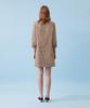 VOYONN Linen Long Jacket Mini Dress Check 021A