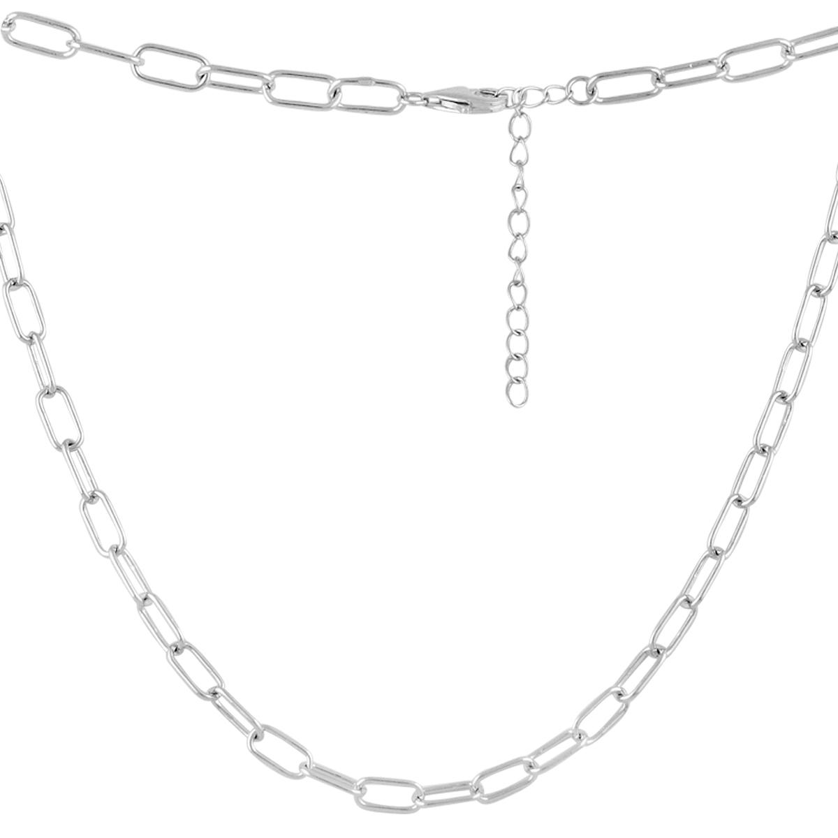 

Срібне кольє без каміння (2126348) 45-50cm
