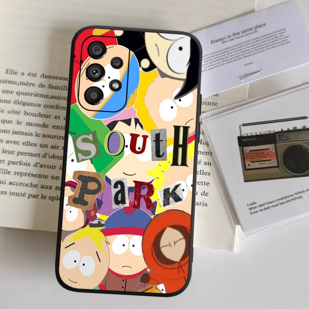 Cartoon S-South P-Park Phone Case For Samsung A 52 53 21 32 13 12 71 31 51 40 72 73 70 22 42 50 30 20 21 Shell