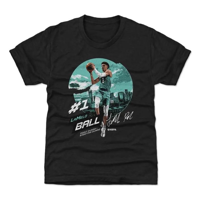 Детская футболка Lamelo Ball 500 Уровней - Lamelo Ball Cha S разноцветный