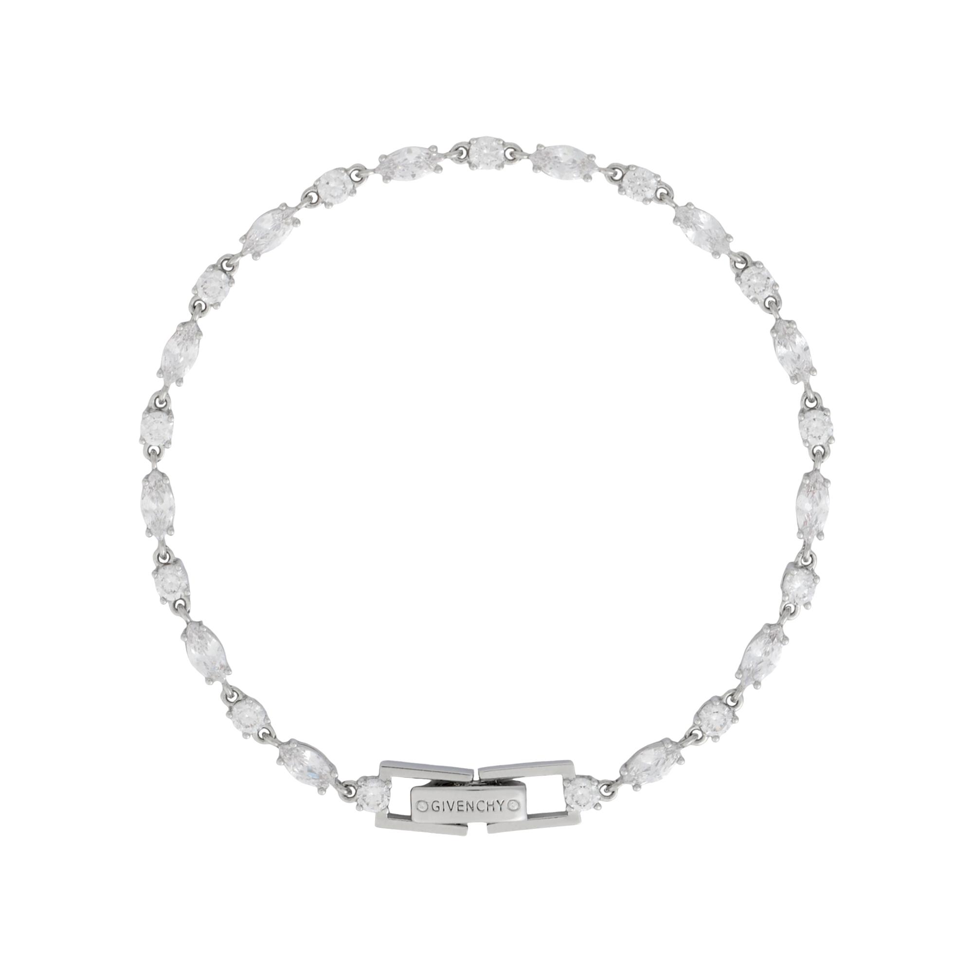 Givenchy Logo Design Bracelet Couple Style Silver Unisex bracelet 07B00279 F,Silver