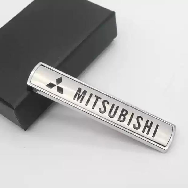 

Car Metal Side Door Fender Body Logo Trunk Emblems Decals Sticker For Mitsubishi Badge Decoration Parts Auto Accessories чёрный