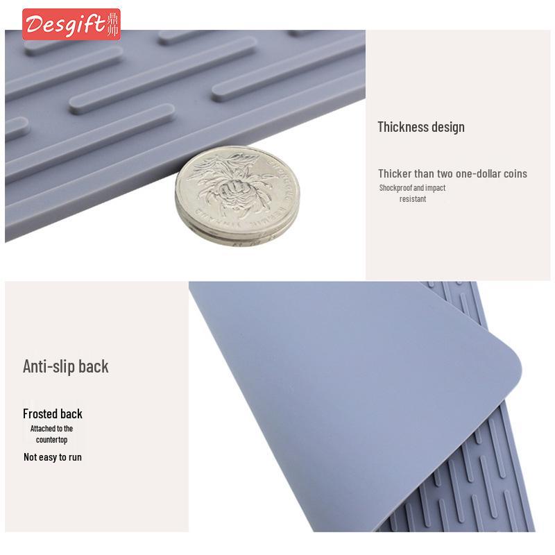 Silikon Rutschfestes Schneidebrett und Abtropfmatte