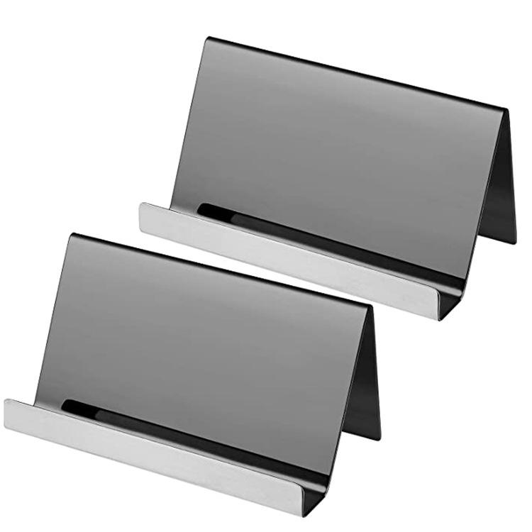 В наличии Настольный держатель для визиток из нержавеющей стали