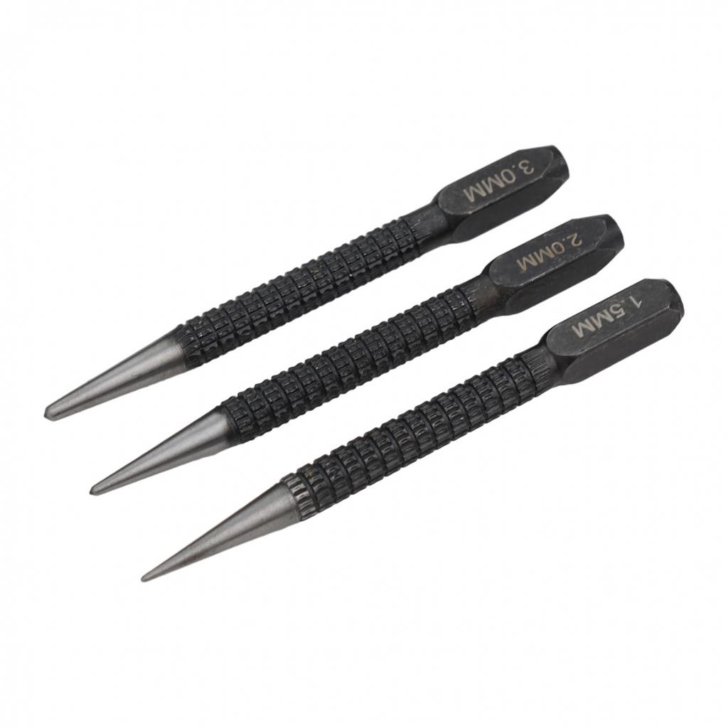 Center Punch 1.5/2/3mm Adjustable Alloy Steel Drilling Glass