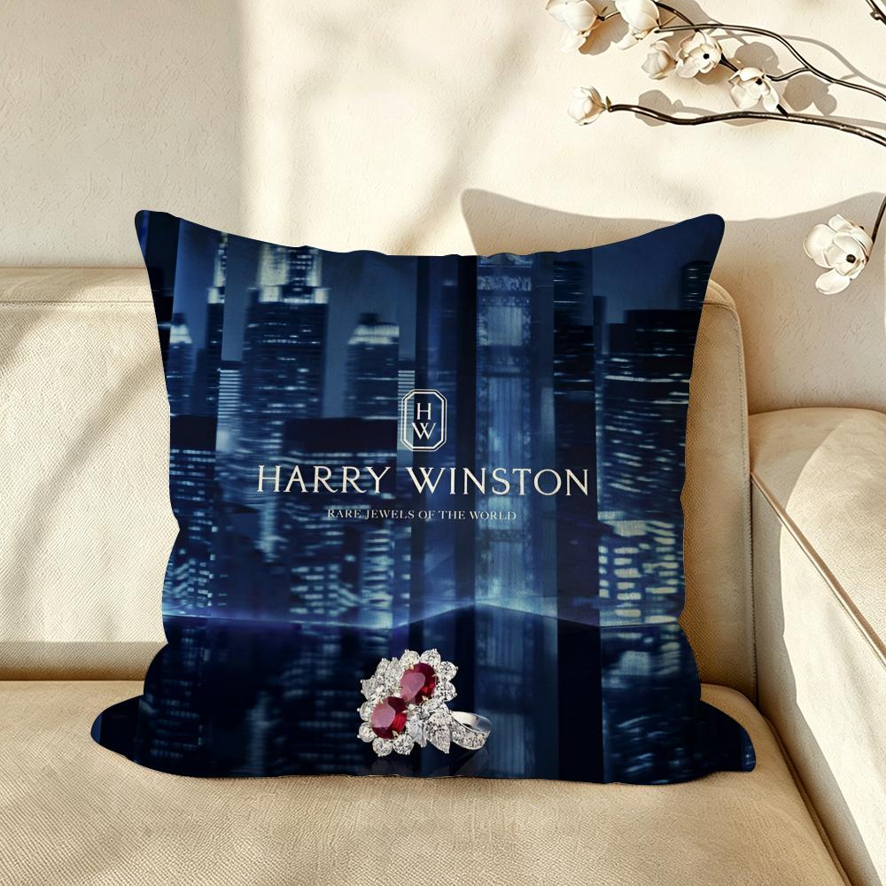 Marke HHarry WWinston Kissenbezug Kissenhülle Anti-Milben Kissenbezug Seidiger Kurzer Plüsch Sofakissenbezug heiß