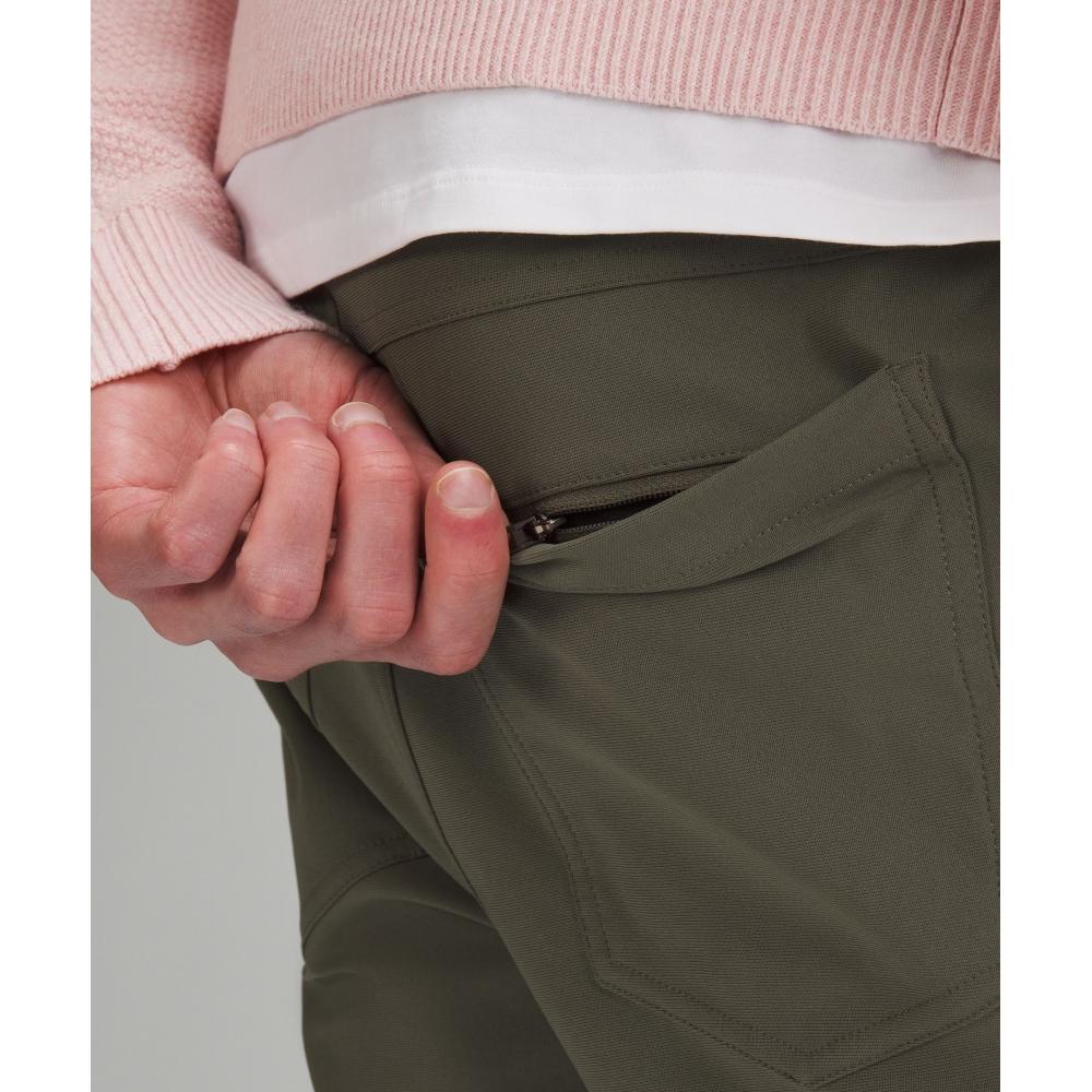Lululemon Abc Skinny Fit 5 Pocket Pant 34l  Warpstreme Army Green