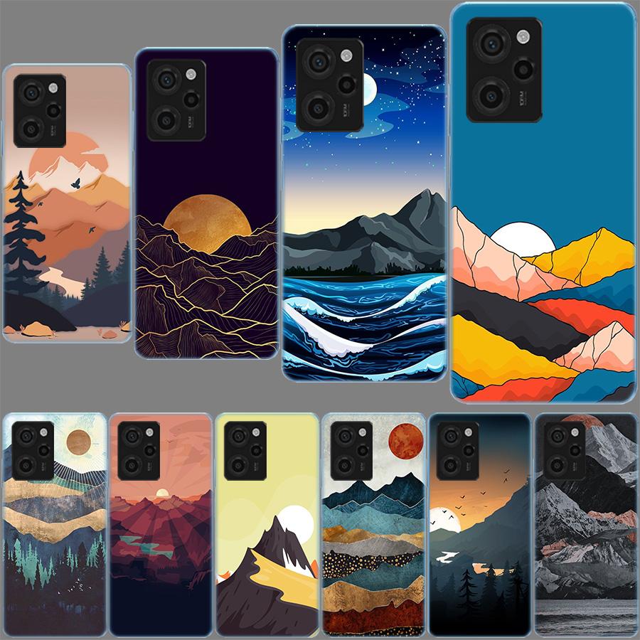 Natural Poster Landscape Art Painting Phone Case For Redmi 12 13C 12C 15C 15 9 Power 10 Prime+ 10C 10A 9T 9C 9i 9AT 9A Sport A5