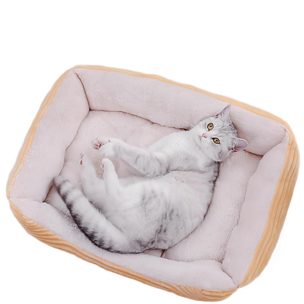 All-Season Pet Bed for Small Dogs & Cats - Winter Warmth Dog House Mat