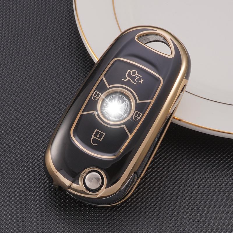 Buick Verano/Excelle Pro Key Cover 2018/2020: Protective Shell with Keychain for Men & Women