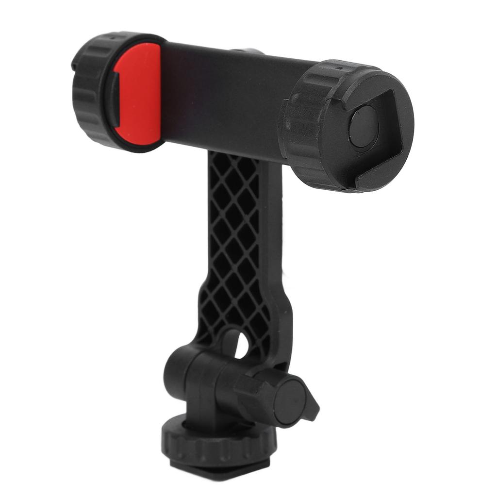 Phone Tripod Mount with Hot and Cold Shoe Mount ABS 360 Degree Smartphone Tripod Adapter Holder