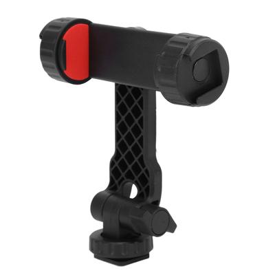 Phone Tripod Mount with Hot and Cold Shoe Mount ABS 360 Degree Smartphone Tripod Adapter Holder