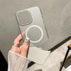 Applicable To IPhone16promax Frosted Magnetic Suction Phone Case Apple 15 Creative Top and Bottom Insert Two-in-one PC Case 14