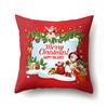 Christmas-Themed Patterns Throw Pillow Cover With Short Plush Print For Living Room Sofa Decoration Cushion Cover Pillow Covers