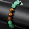 Crystal Bracelet, Natural Green Dongling, Tiger Eye Stone Bead, bracelet,Christmas Gift, Valentine's Day Gift, Girlfriend Gift, Birthday Gift