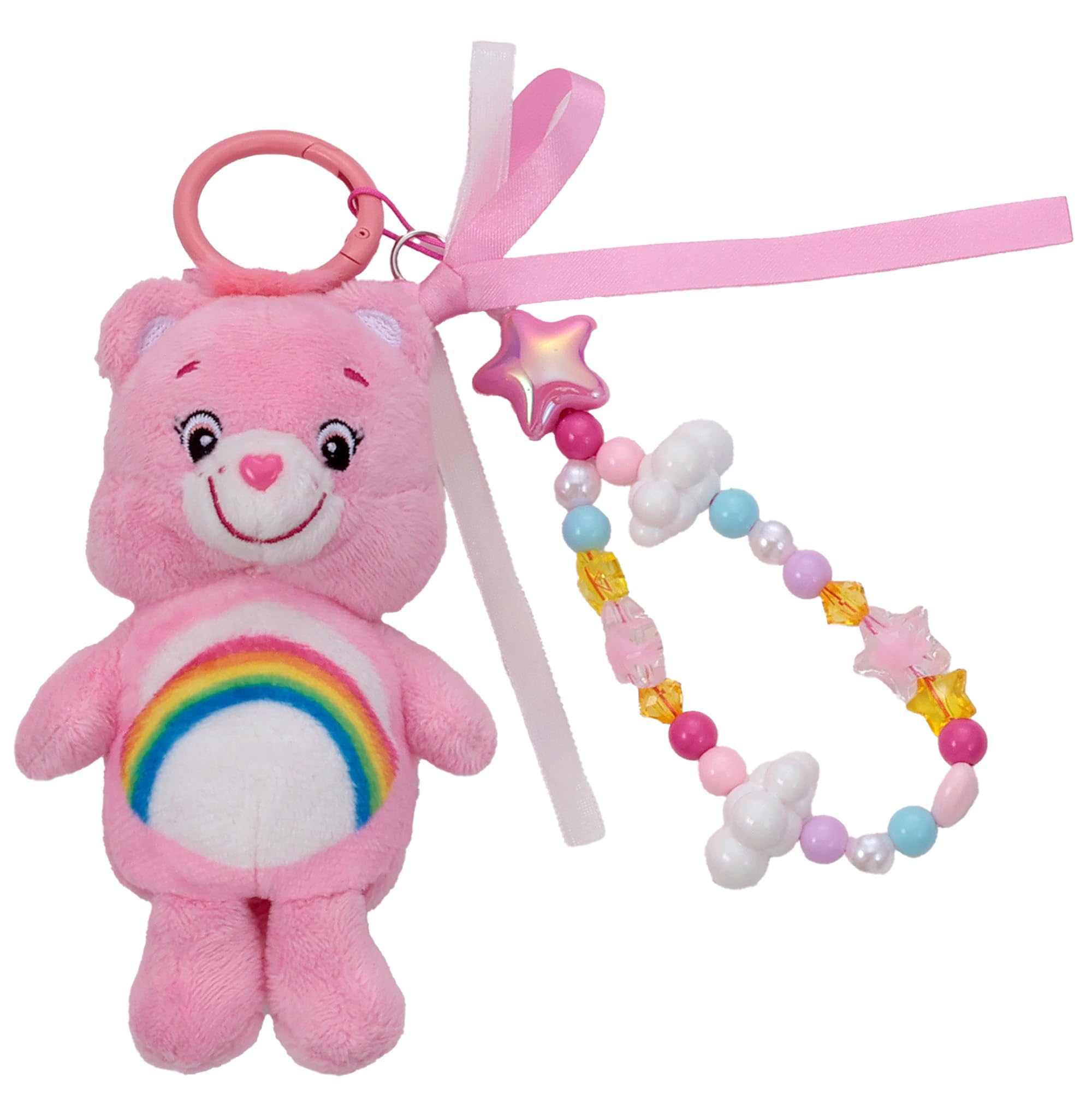 

Iwaya Jara Cham Care Bears Jara Cham Key Charm Finger Puppet (Cheer Bear) 7448-1