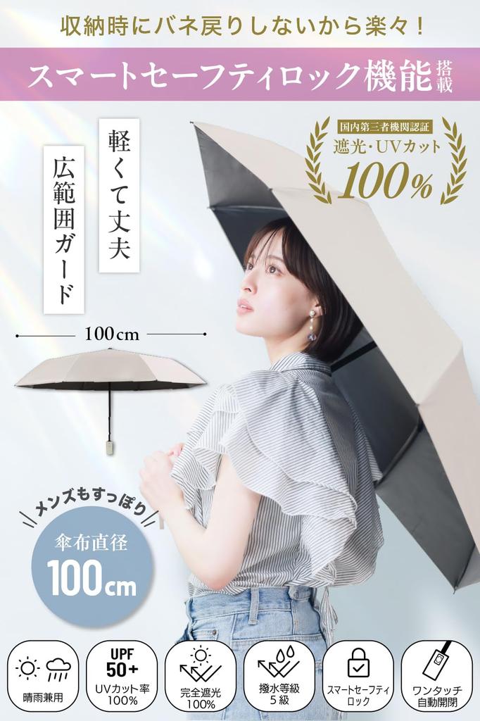 By a Practicing Completely UV Protection Folding Suitable for Both Sun and Automatic Opening and and Weighs Classic Construction with Smart Safety