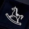 Exquisite Emaille Tier Pferd Broschen für Damen Kleidung Mantel Accessoires Geschenke