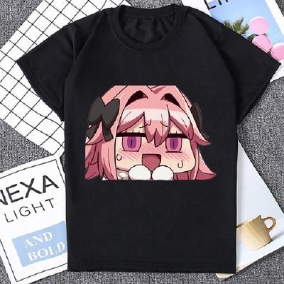 Anime FGO Fate Grand Order Graphic Printed Man Tshirt Hot Sale Mobile Game Fans ACG Otaku T-shirt Fashion Casual Streetwear Tees